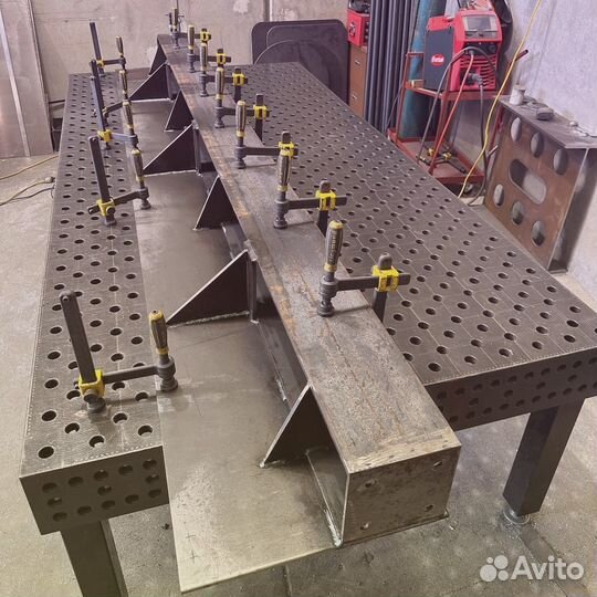 Сварочный 3D стол 1000х800х100 толщиной 12 мм