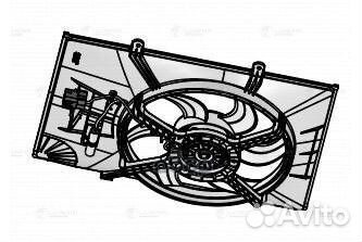 Вентилятор радиатора great wall hover H5 (10)