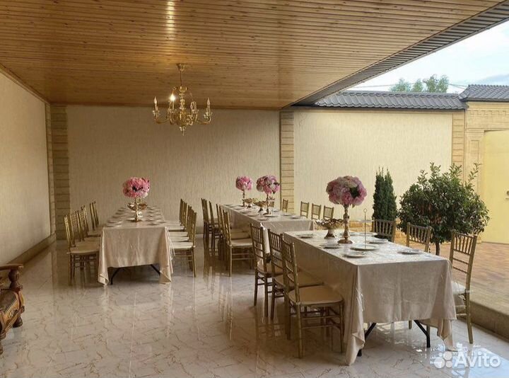 Прокат столов и стульев