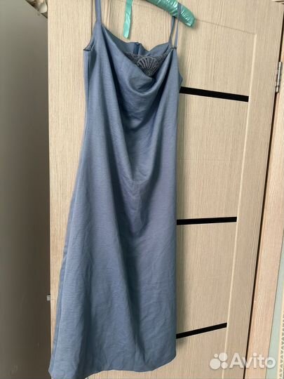 Платье нежно голубого цвета