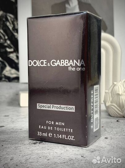 Dolce gabbana the one 33мл мужские