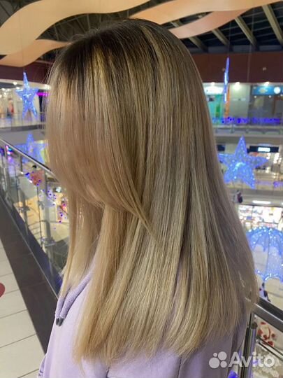 Стрижка и окрашивание волос