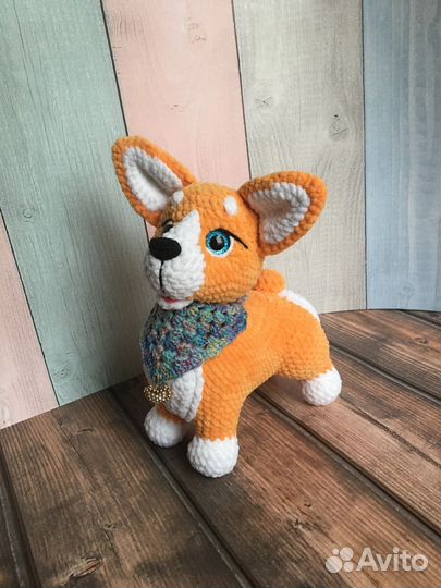 Вязаная игрушка ручная работа