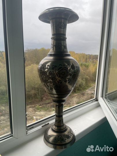 Ваза напольная латунь Индия