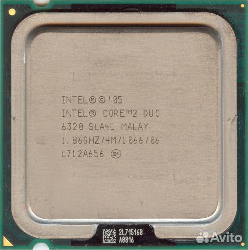 Intel core 2 duo e6320