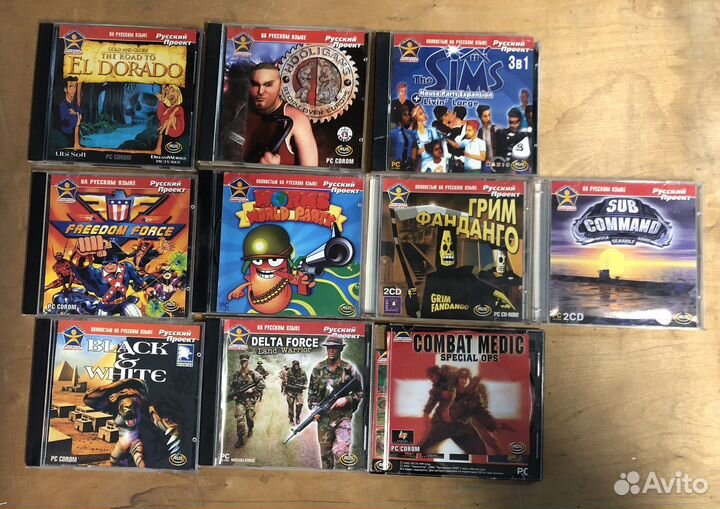 Игры для пк на дисках от Русского проекта