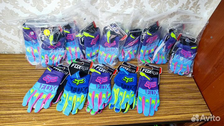 Мото перчатки FOX
