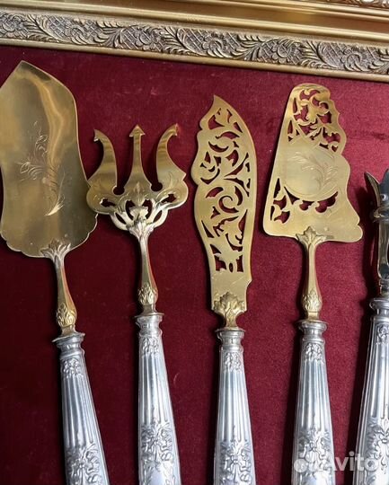 Антикварные сервировочные приборы, франция