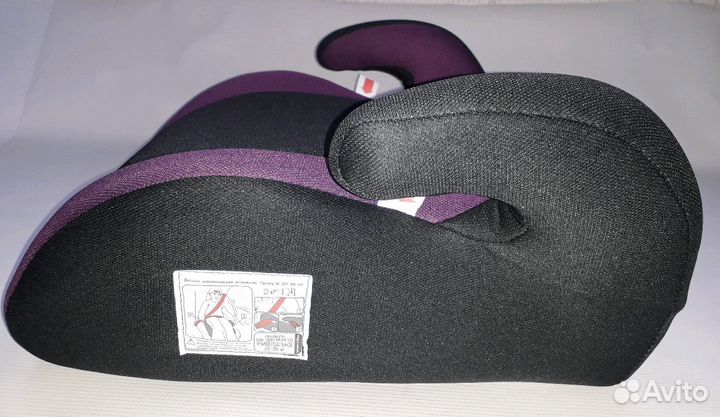 Бустер/ автокресло 22-36кг, фиолетовый. Новый