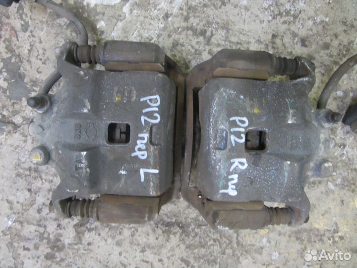 Суппорт передний правый 280мм Nissan Primera P12