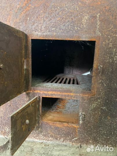 Печь дровяная для бани. Из толстого металла