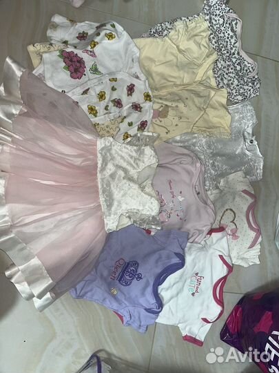 Детские вещи пакетом на девочку 0-3