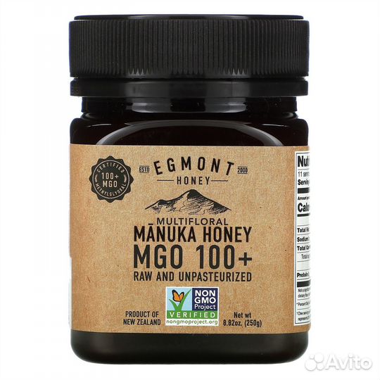 Мёд Манука (Manuka Honey) Egmont MGO 100+ (UMF 6+)