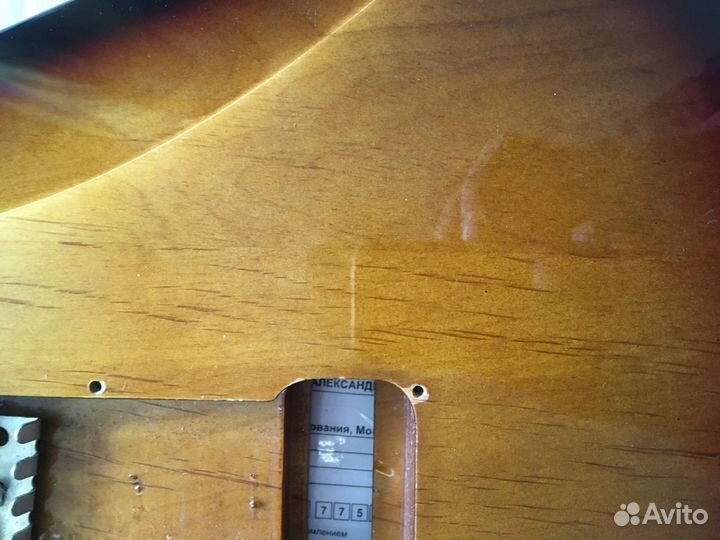 Дека для электрогитары Stratocaster 3 куска ольхи