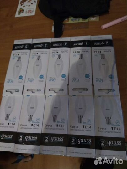 Лампочки gauss E14 8W
