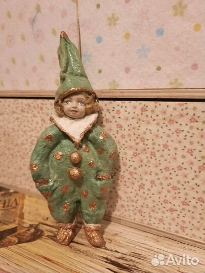 Ватные елочные игрушки