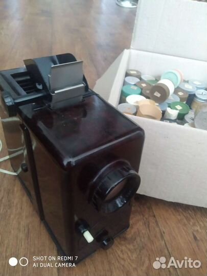 Фильмоскоп(диапроектор) СССР+ диафильмы, ок 100 шт