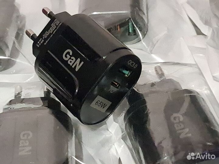Зарядное устройство GaN Type C 33 65 100 Вт QC PD
