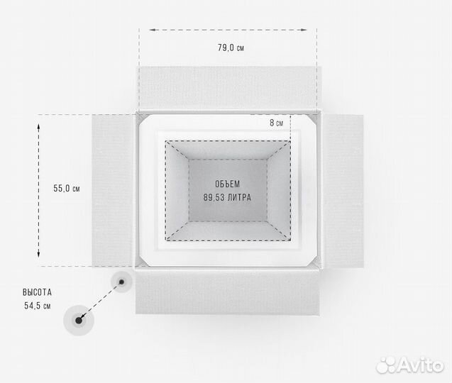 Термоконтейнер CTS-80 горизонтальный