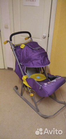 Детские санки коляска бу