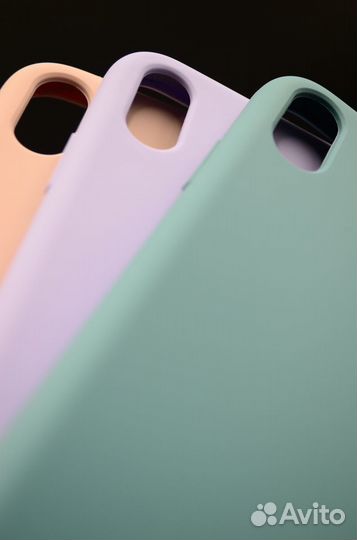 Силиконовый чехол без лого для iPhone XR