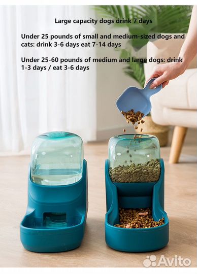 Автоматическая кормушка для кошек и собак