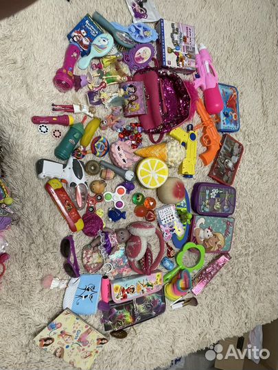 Игрушки пакетом для девочки