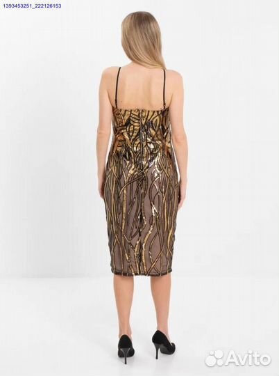 Новогоднее платье с пайетками (Арт.11386)