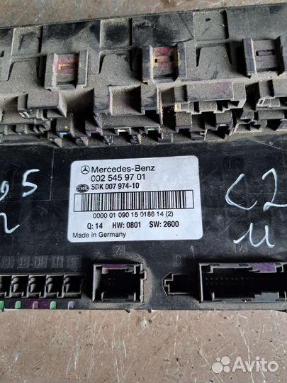 Блок сам задний на Mercedes W203