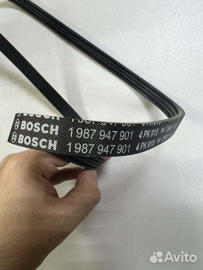 Ремень поликлиновой 4PK915 Bosch 1987947901