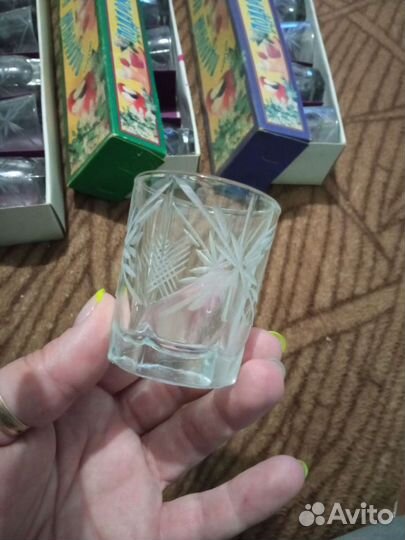 Стопки хрустальные СССР