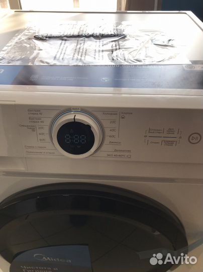 Стиральная машина Midea MF100W90BS/W-RU (9 кг)