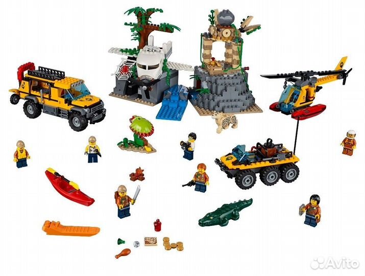 Конструктор База исследователей (Аналог Лего 60161