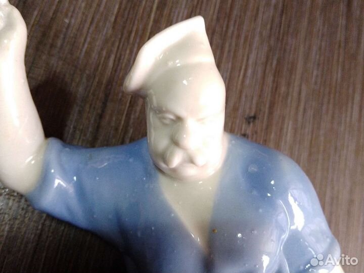 Статуэтка повар и кот