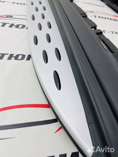 Пороги автомобильные на Mercedes GLC 2015+