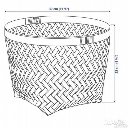 Корзина Салудинг IKEA