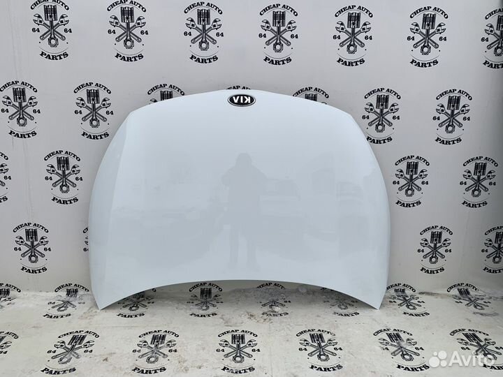 Капот Kia Rio 4/Kia Rio X-Line Оригинал Белый