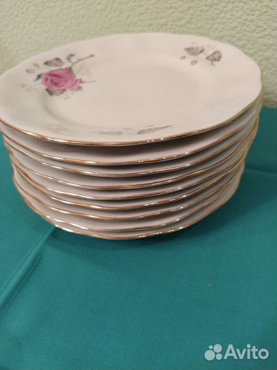 Тарелки новые Фарфор Польша винтаж СССР