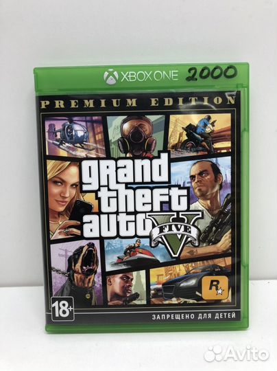 Диск GTA 5 на Xbox One