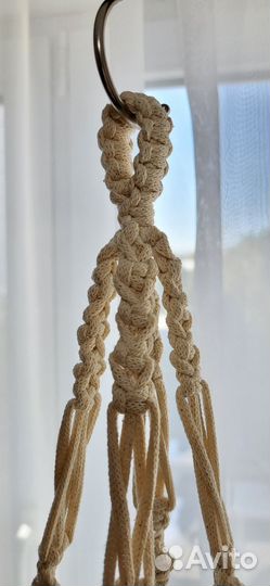 Подвесы для цветов макраме