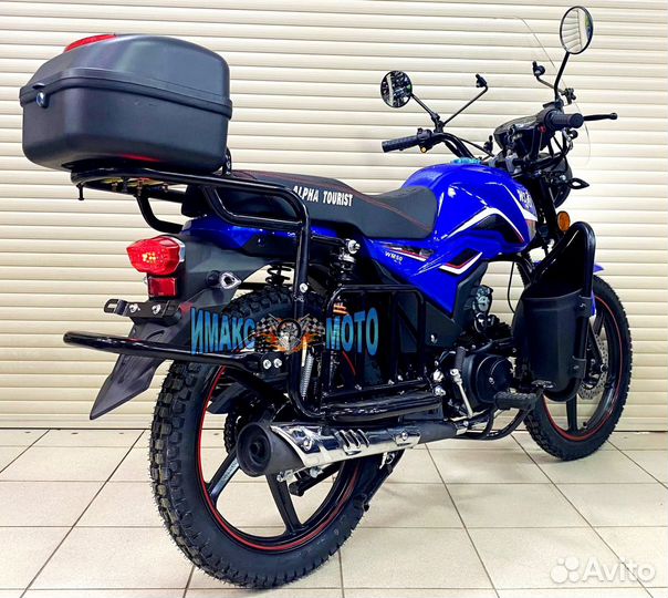 Мопед Alpha Турист дв. 110 см3 (S2) синий