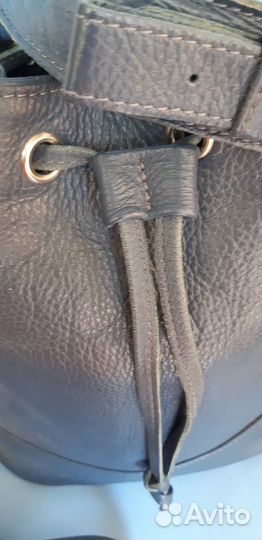 Cумка женская кожаная A.Valentino синий флотер