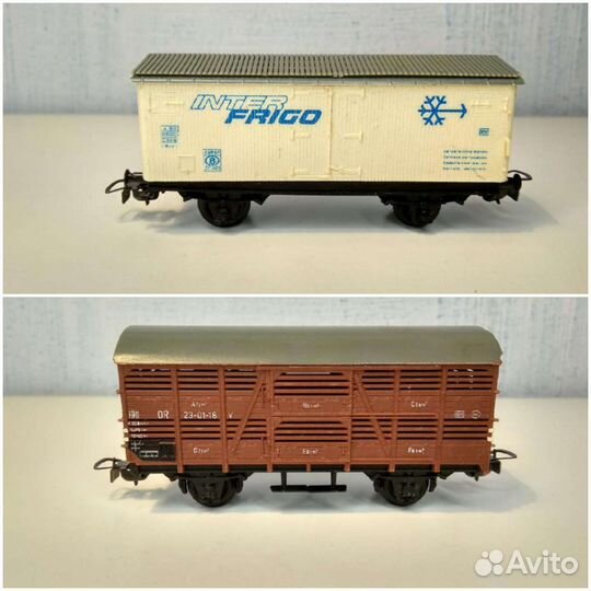 Крытые вагоны Piko для железной дороги 16мм