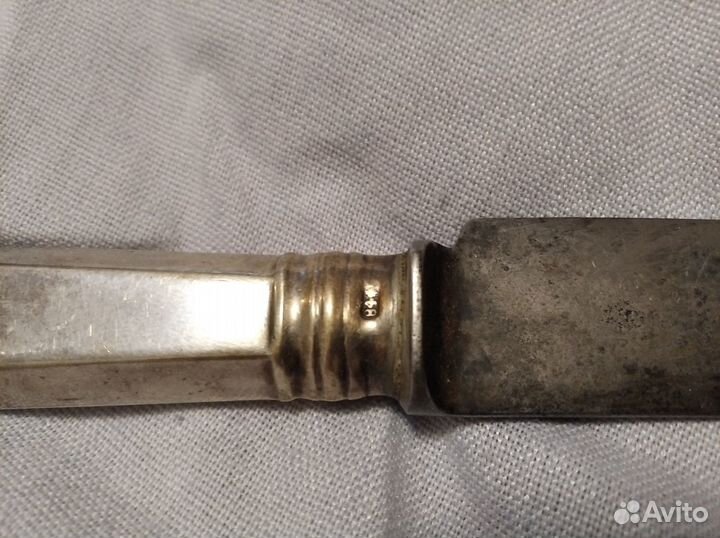 Серебро нож 84 пробы