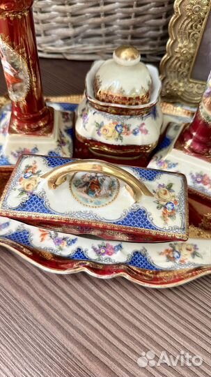 Антикварный письменный набор. Royal Vienna