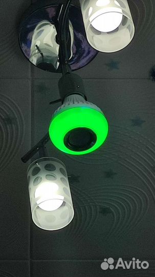 Лампочка-динамик, колонка беспроводная