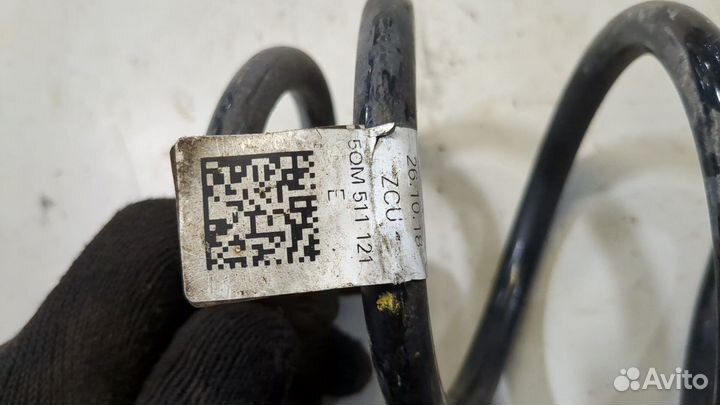 Пружина подвески левая задняя Volkswagen Jetta 7 2018, 2019