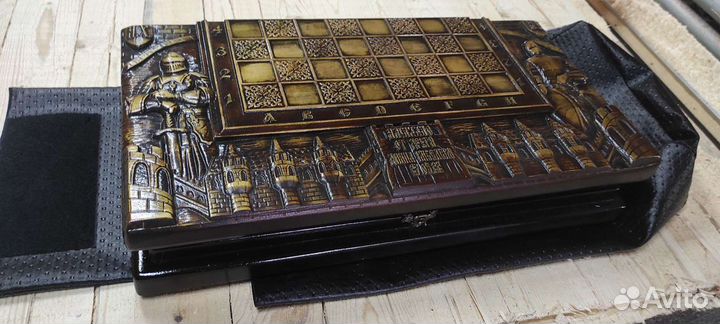Шахматы, шахматы в подарок, ручной работы