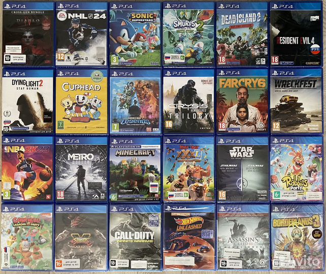 Игры для приставки Ps4 и Ps5