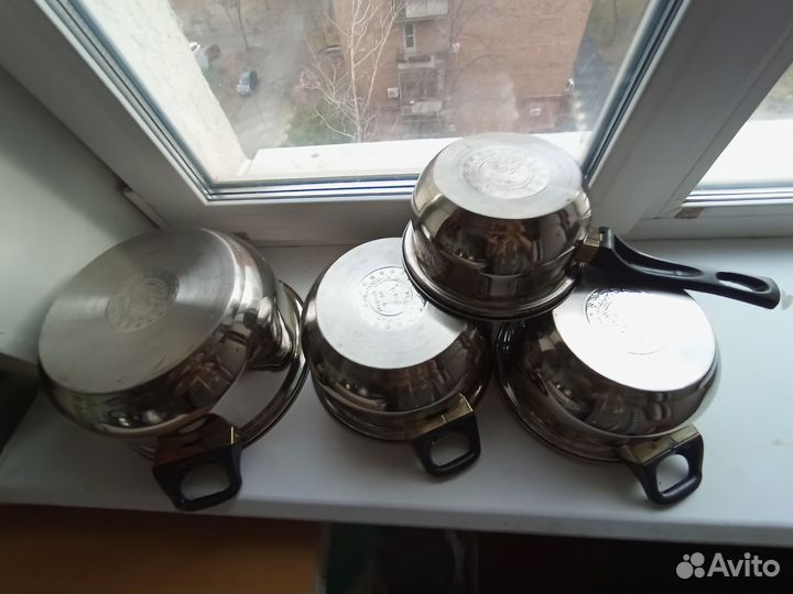 Набор кастрюль из нержавеющей стали